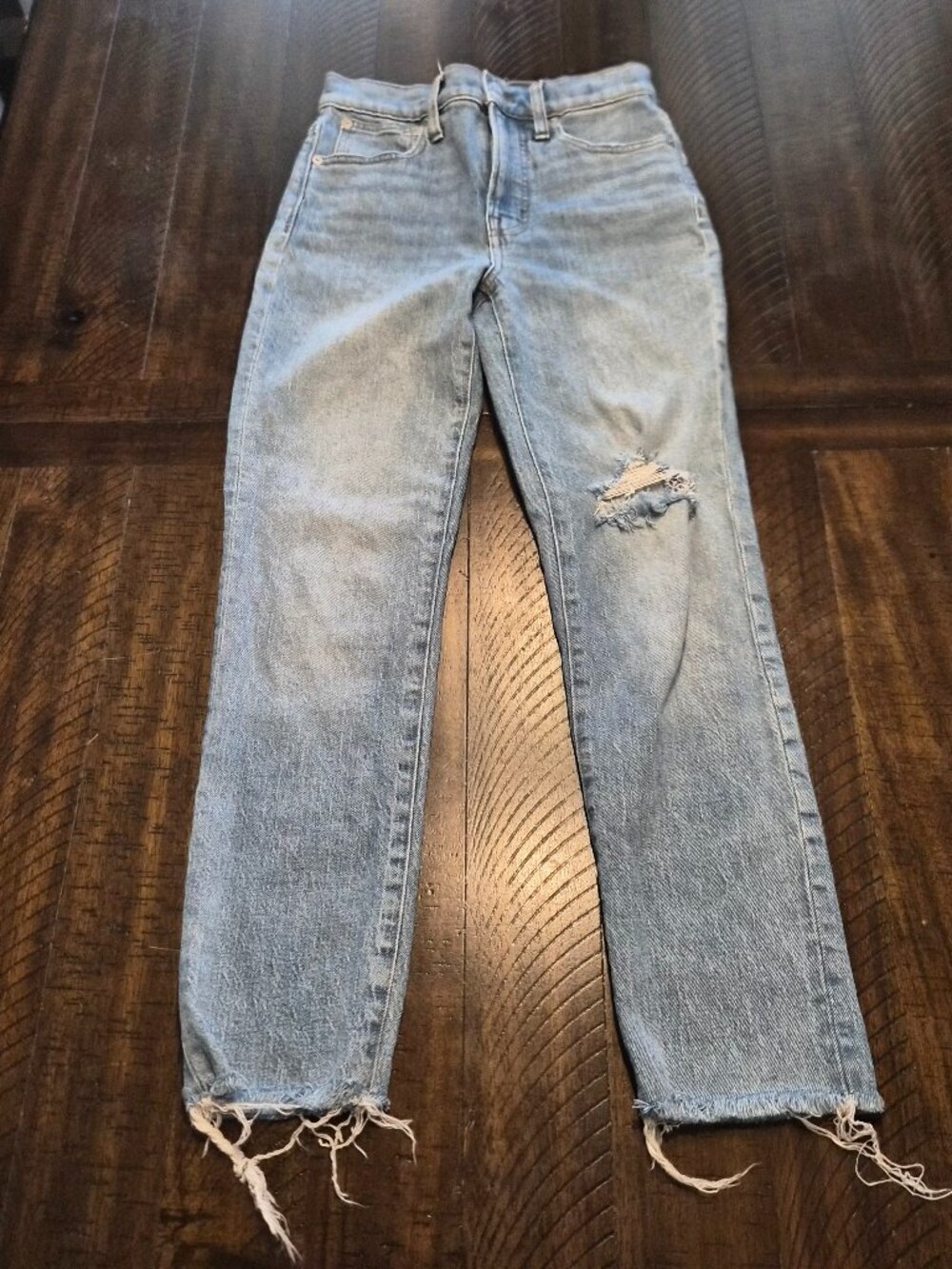 Madewell Womens 24 Blue The Perfect Vintage Jean High Rise Slim Straight G502